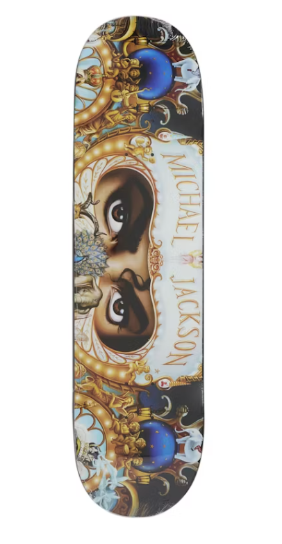 Supreme Michael Jackson Dangerous Skateboard Deck Multicolor