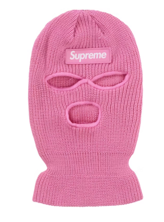 Supreme Box Logo Balaclava Pink