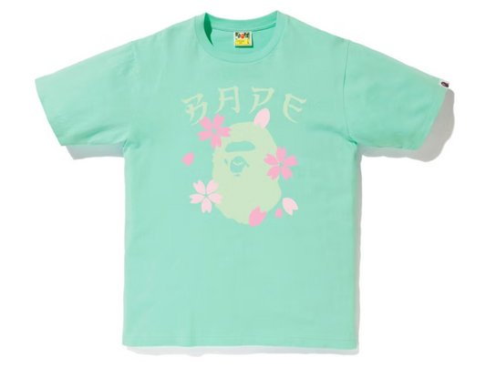 BAPE Sakura Ape Head Tee (SS19) Green