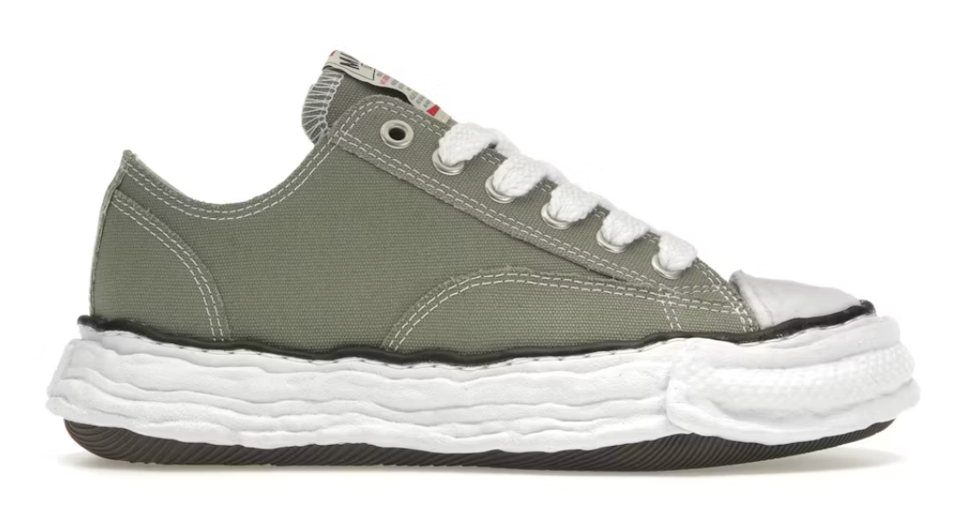 Maison Mihara Yasuhiro Peterson 23 OG Sole Canvas Low Green