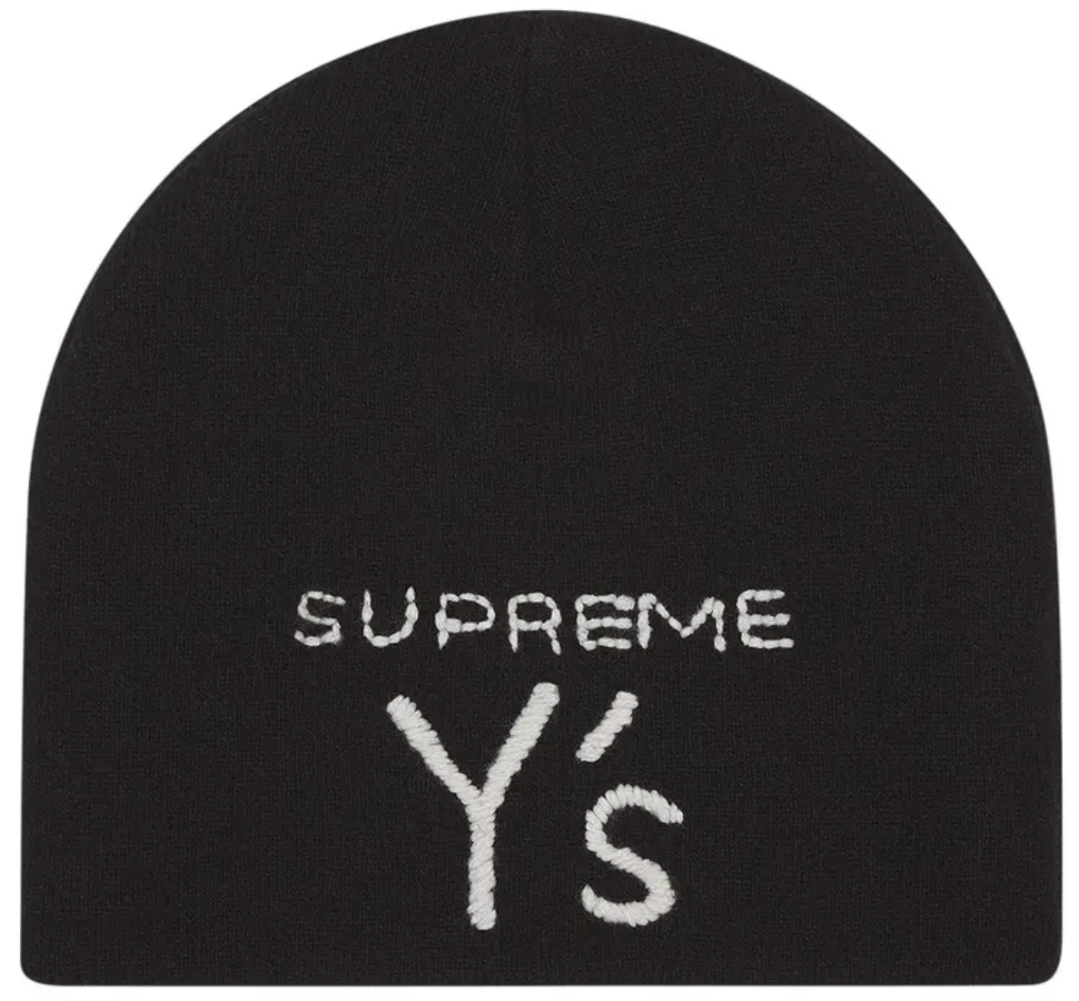 Supreme Y's by Yohji Yamamoto Skull Beanie Black
