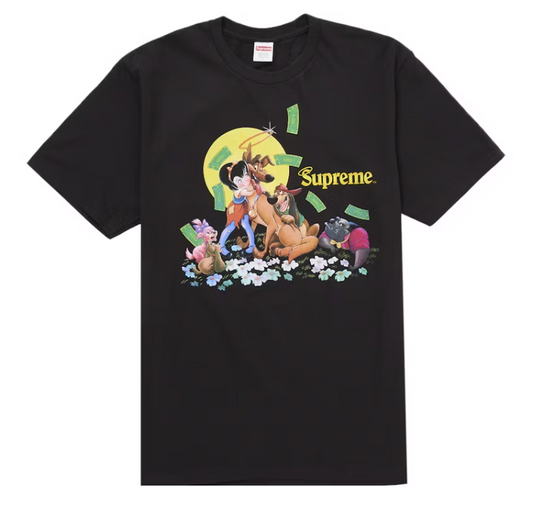 Supreme All Dogs Go To Heaven Tee Black