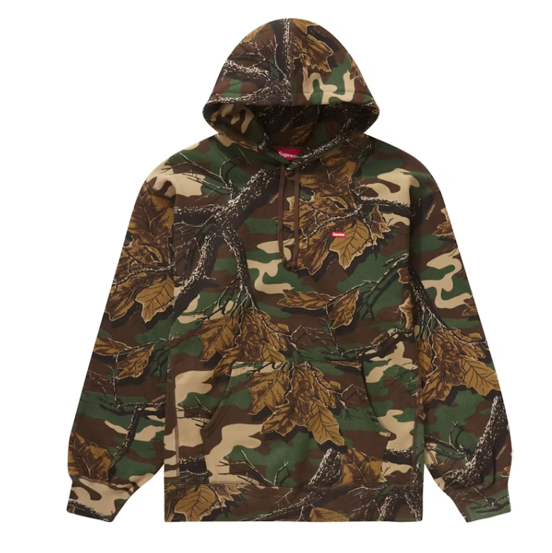 Supreme Small Box Hooded Sweatshirt (FW22) Branch Woodland Camo