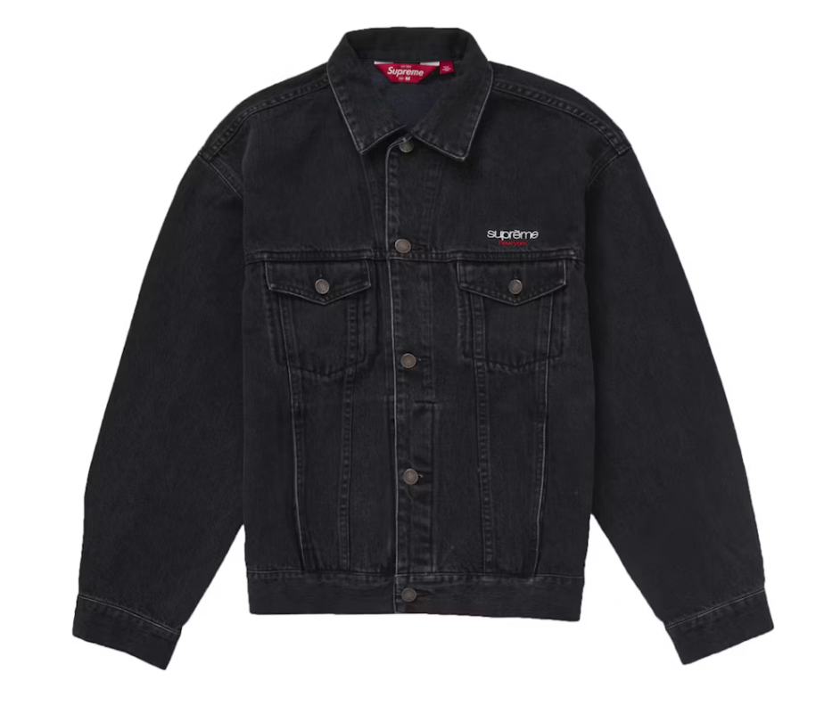 Supreme Denim Trucker Jacket (SS25) Black