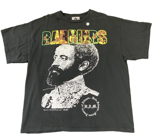 Barriers Haile-Selassie T-Shirt Black