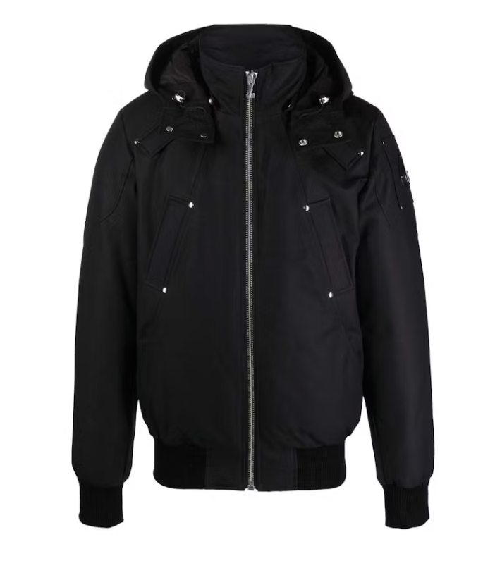 Moose Knuckles Ballistic Bomber Jacket Black