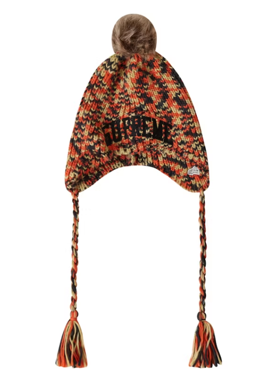 Supreme New Era Toboggan Beanie Orange