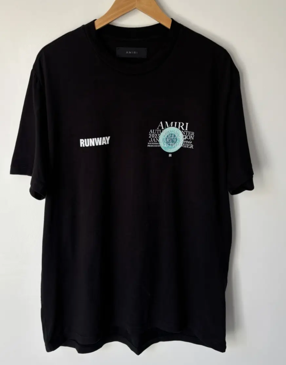 Amiri AW23 Show Runway Tee Black