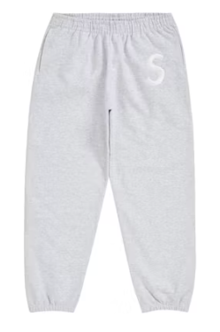 Supreme S Logo Sweatpant (FW24) Ash Grey