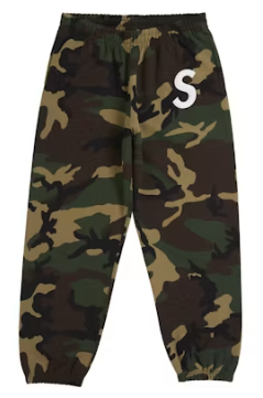 Supreme S Logo Sweatpant (FW25) Woodland Camo