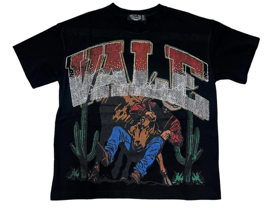 Vale Cowboy Bling Tee Black