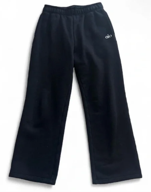 Alo Accolade Straight Leg Sweatpants Black