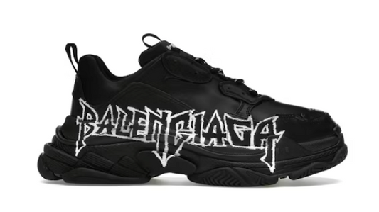 Balenciaga Triple S DIY Metal Artwork Black