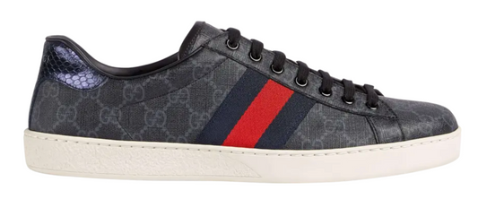 Gucci Ace GG Supreme Black Grey