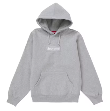 Supreme Box Logo Hooded Sweatshirt Sweatshirt (FW24) Heather Grey