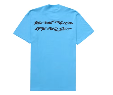 Supreme Futura Box Logo Tee Bright Blue