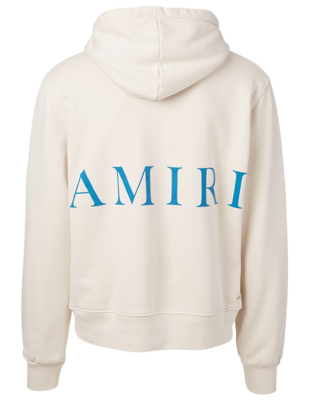 Amiri Logo Hoodie Cream