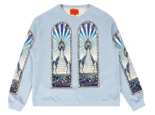 Who Decides War Final Destination Crewneck Sweater Marine