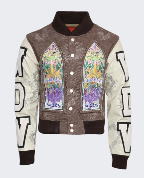 Who Decides War Namesake Varsity Jacket Chestnut