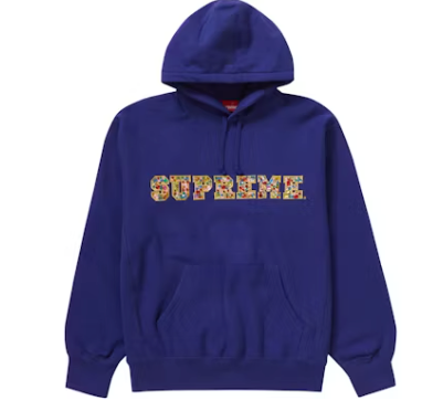 Supreme Jewels Hooded Sweatshirt (FW20) Dark Royal