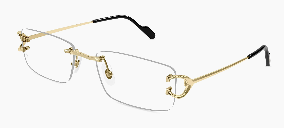 Cartier C Decor Rectangular Glasses