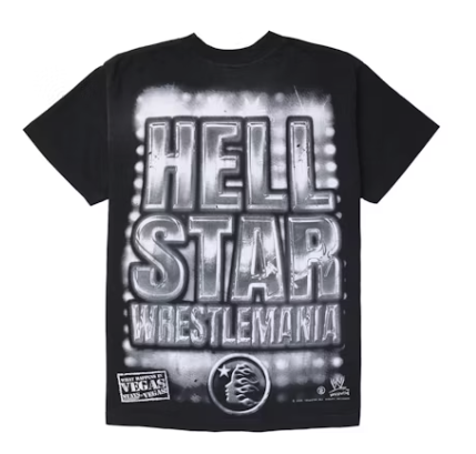 Hellstar x WWE Wrestlemania T-Shirt Black