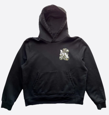 Amiri MA Snake Logo Hoodie Black