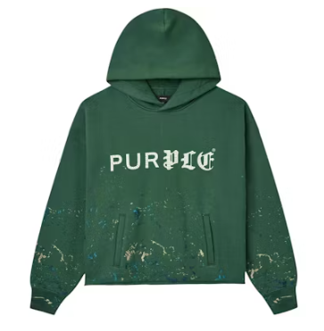 Purple Brand M4104-HFGH425 Heavyweight Fleece Hoodie Green