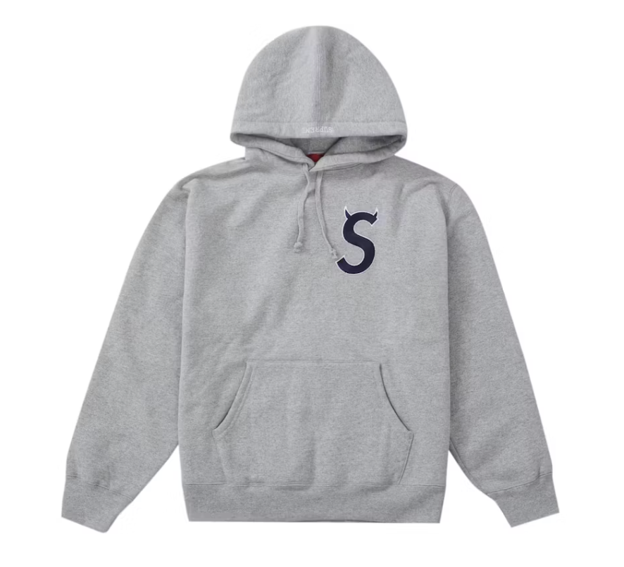 Supreme S Logo Hooded Sweatshirt & Sweatpant (FW22) Heather Grey