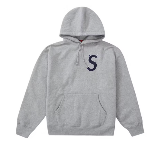 Supreme S Logo Hooded Sweatshirt & Sweatpant (FW22) Heather Grey