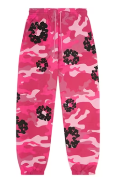 Denim Tears The Cotton Wreath Sweatpant Pink Camo