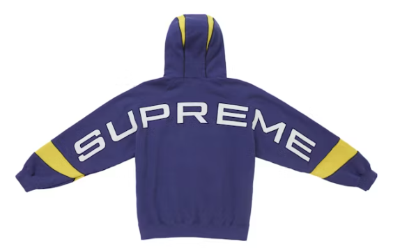 Supreme Paneled Hooded Sweatshirt & Sweatpannts Set (SS25) Washed Navy