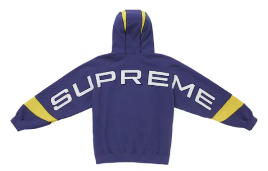 Supreme Paneled Hooded Sweatshirt & Sweatpannts Set (SS25) Washed Navy