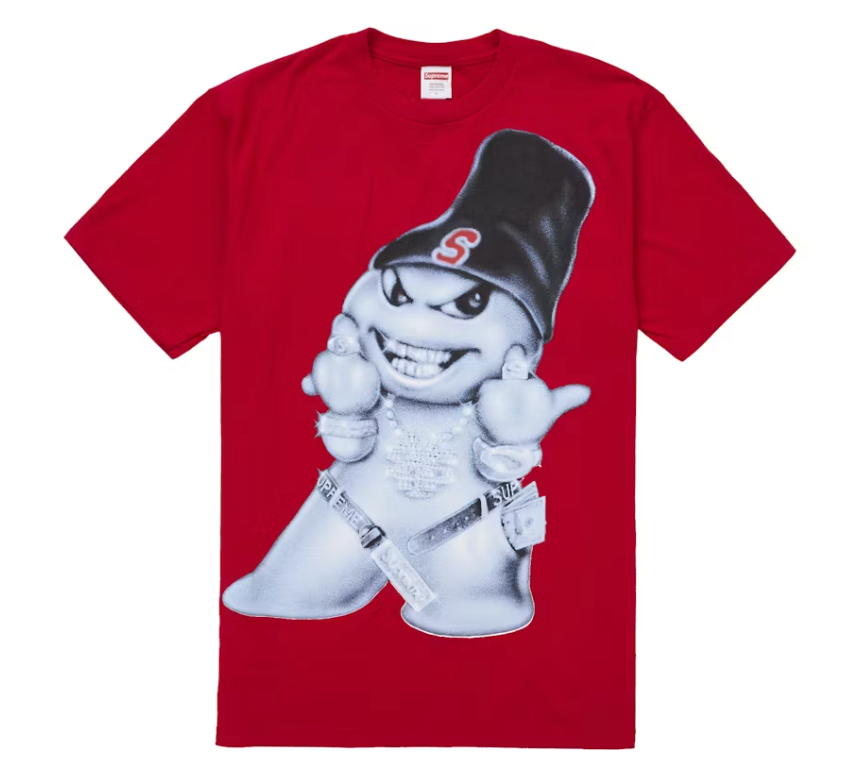 Supreme Snowman Tee Red