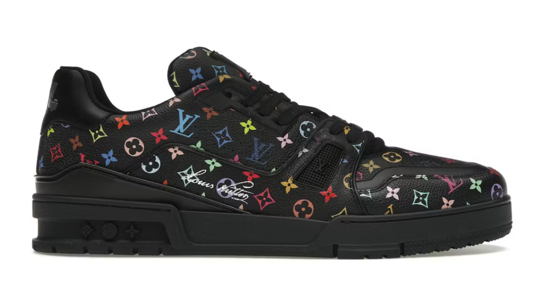 Louis Vuitton LV Trainer Takashi Murakami Black