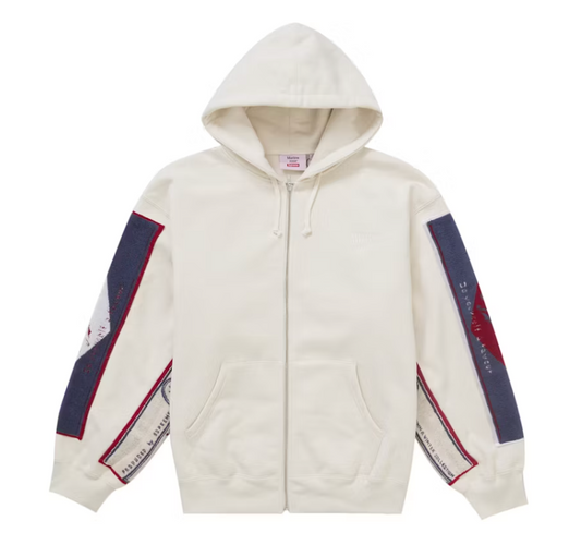 Supreme Martine Rose Towel Zip Up Hooded Sweatshirt White