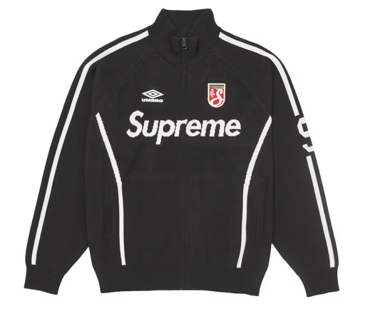 Supreme Umbro Zip Up Sweater Black