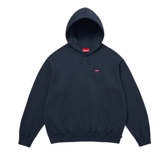 Supreme Small Box Hooded Sweatshirt (FW25) Navy