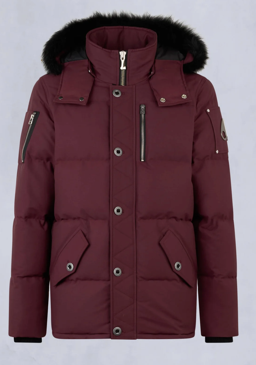 Moose Knuckles Original Shearling Trim 3Q Jacket Beet