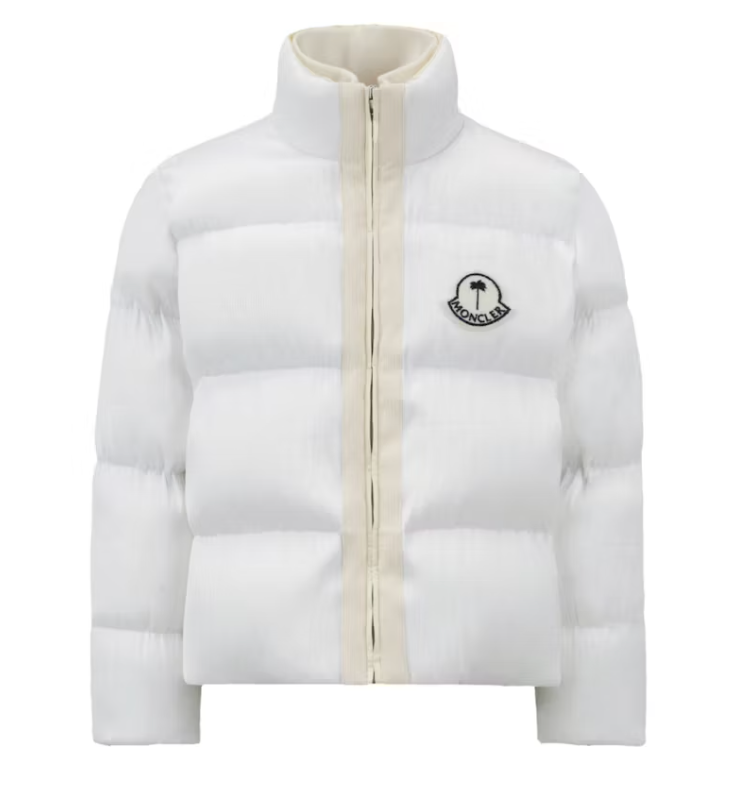 Moncler Maya 70 by Palm Angels Jacket Bright White