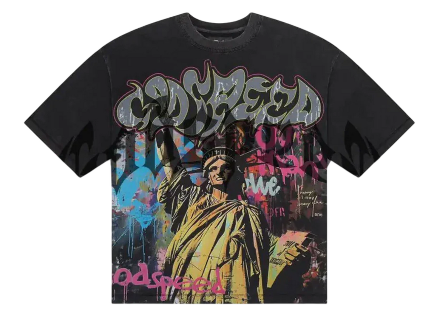 Godspeed Vandal Tee Black