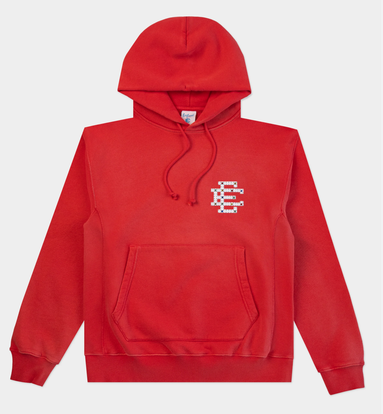 Eric Emanuel EE Basic/Core Studded Hoodie & Sweatpant Red