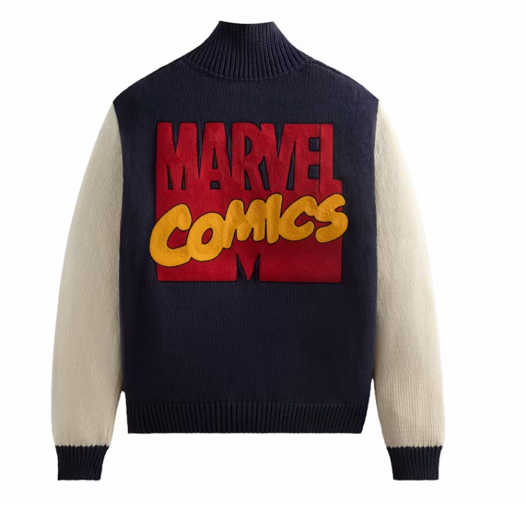 Kith x Marvel Comics Wyona Full Zip Sweater Nocturnal