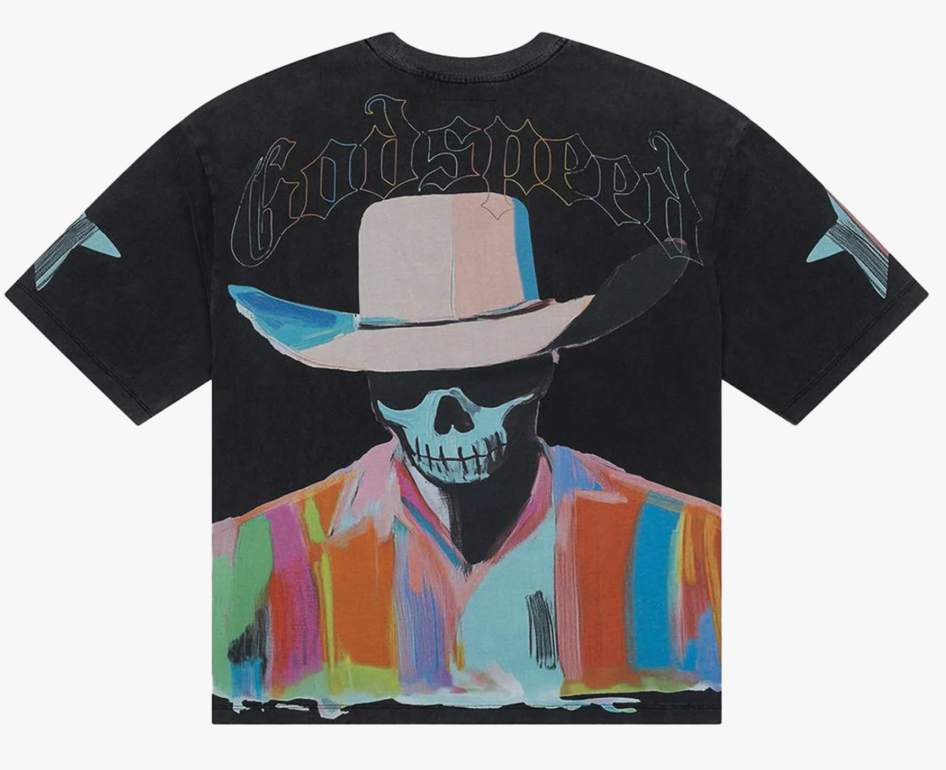Godspeed Pastel Cowboy Tee Black