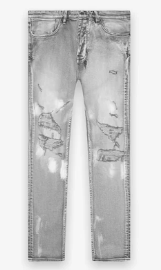 Ksubi Van Winkle Eratik Trashed Grey