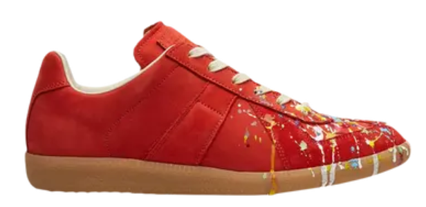 Maison Margiela Replica Low Red Paint Splash