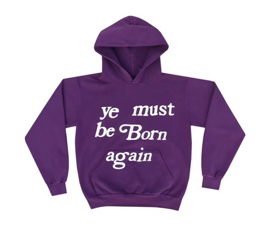 Cactus Plant Flea Market Born Again Hooded Sweatshirt Purple