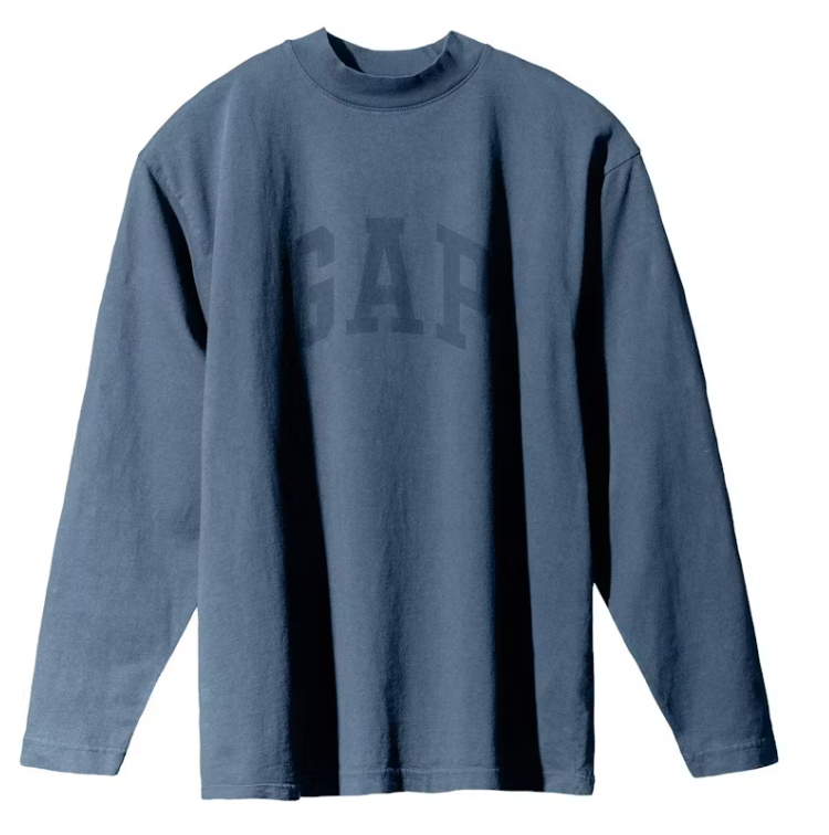Yeezy Gap Dove Longsleeve Tee Dark Blue