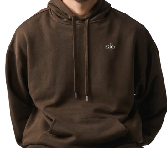 Alo Accolade Hoodie & Sweatpant Set Espresso