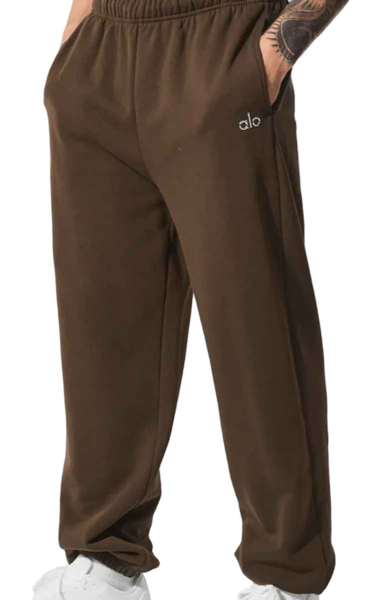Alo Accolade Hoodie & Sweatpant Set Espresso